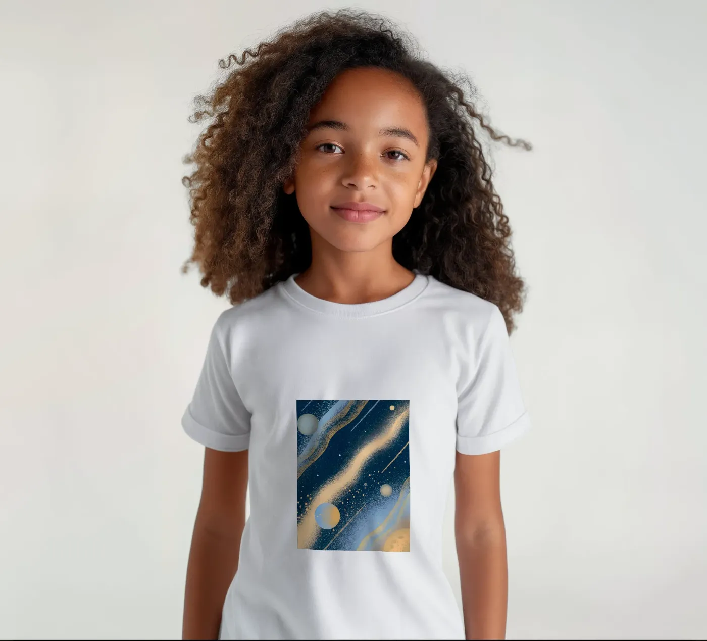 Outer Space Planets kinder t-shirt van SOUL SHOP