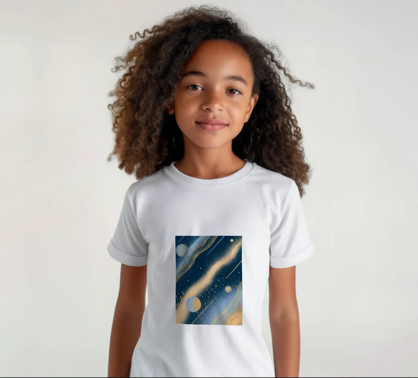 Outer Space Planets kinder t-shirt van SOUL SHOP