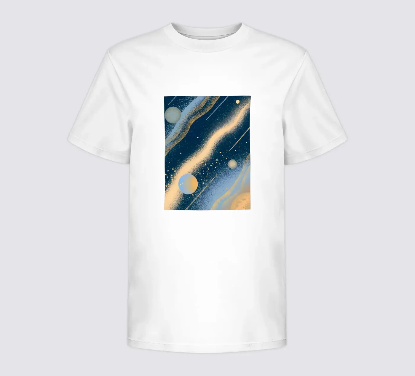 Outer Space Planets kinder t-shirt van SOUL SHOP
