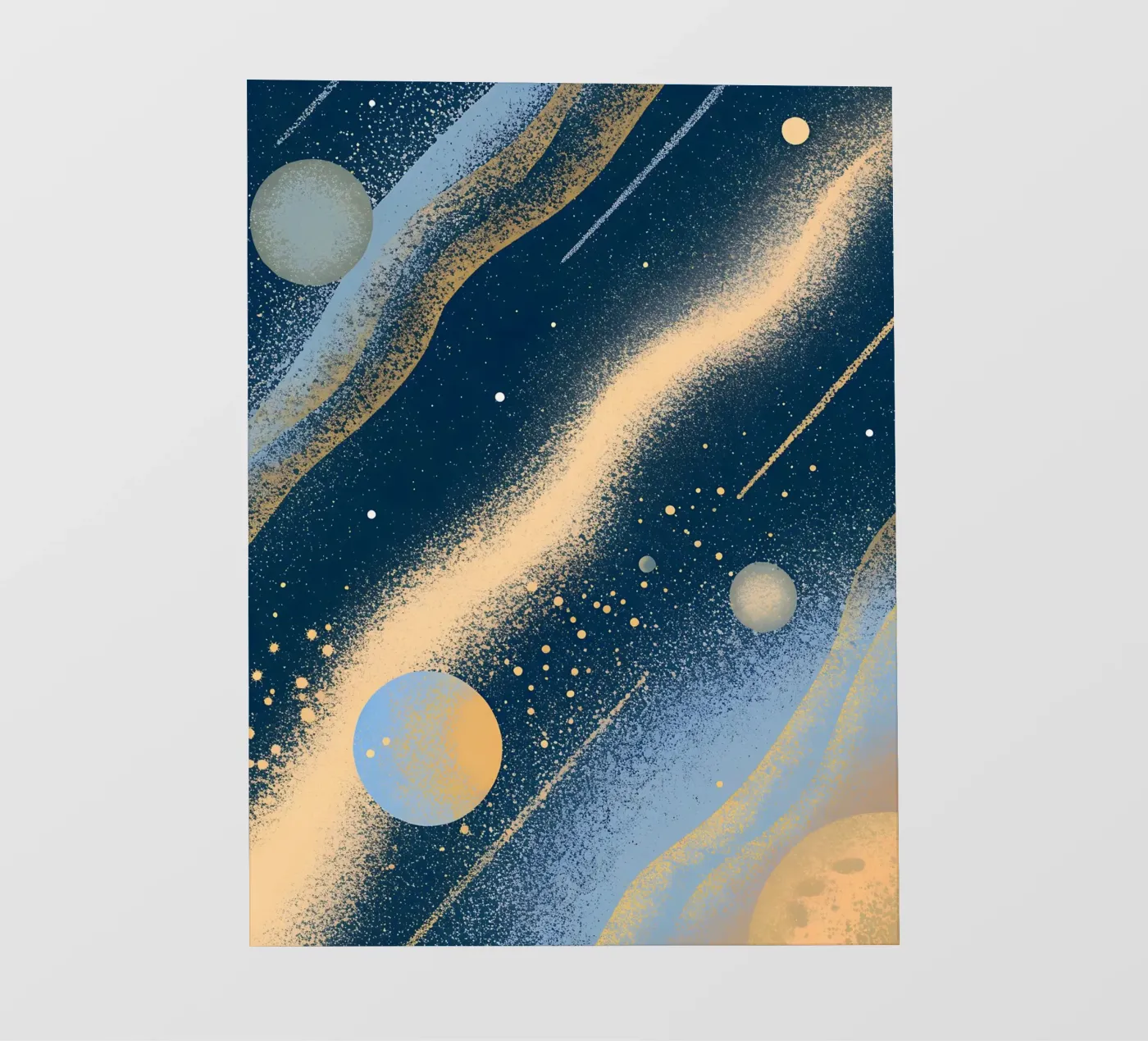 Planeten in de ruimte fotobehang van SOUL SHOP