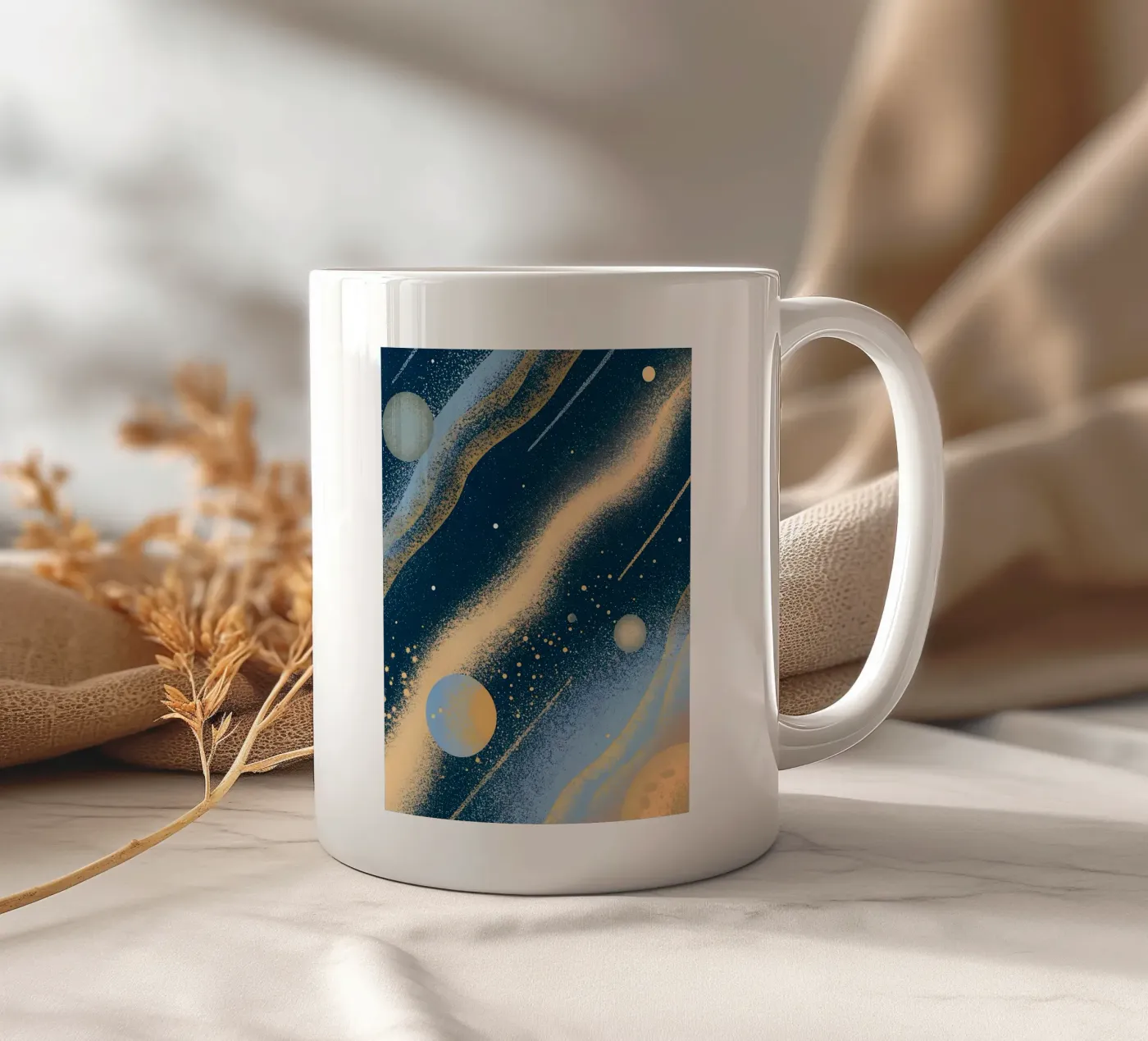 Outer Space Planets tazza in ceramica da SOUL SHOP