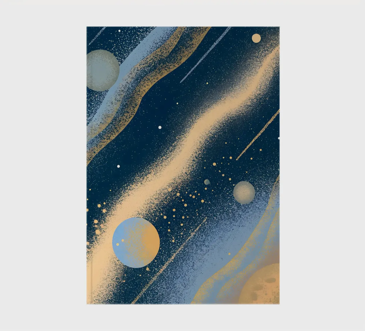 Outer Space Planets notebook by SOUL SHOP