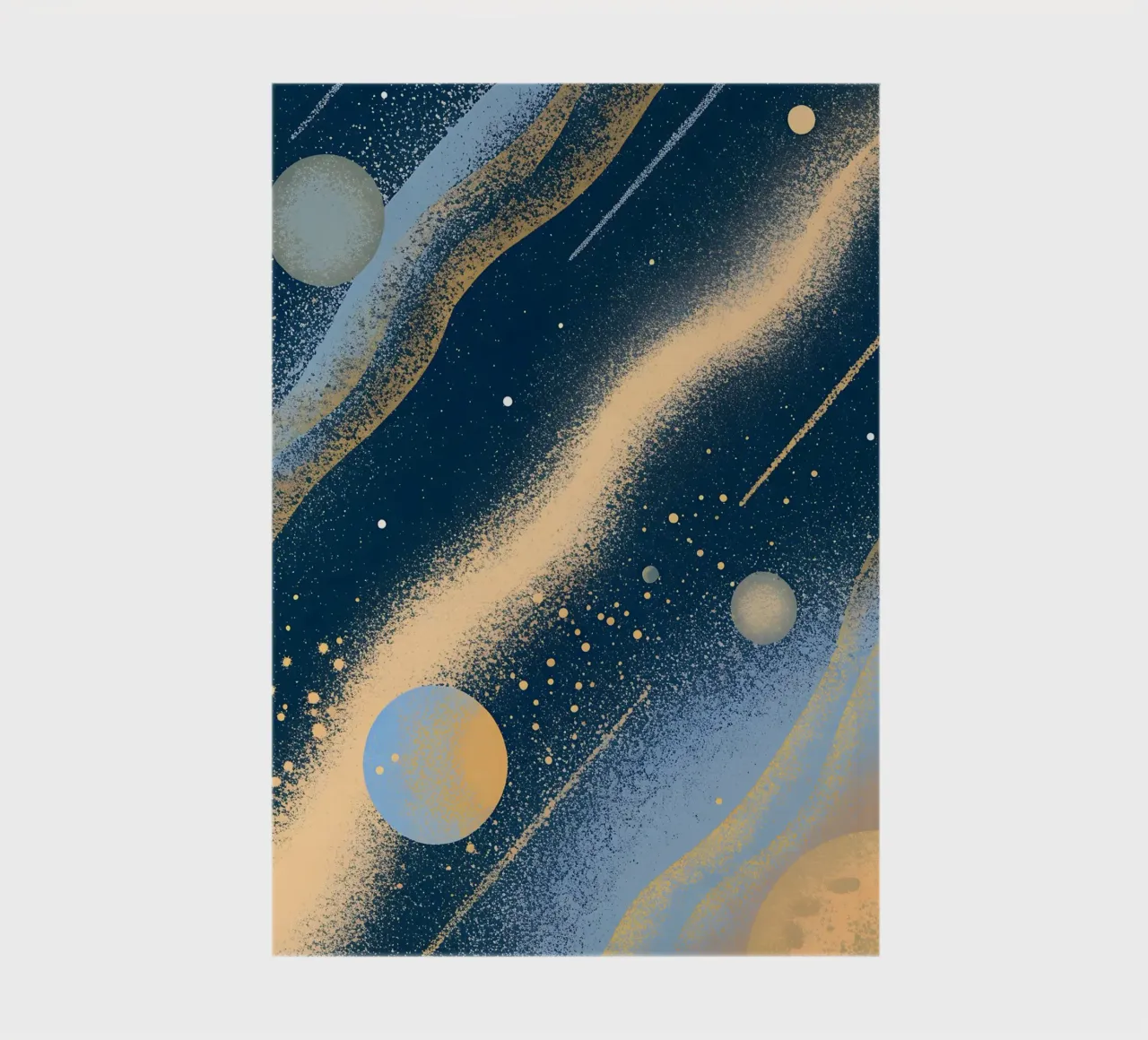 Outer Space Planets notebook by SOUL SHOP