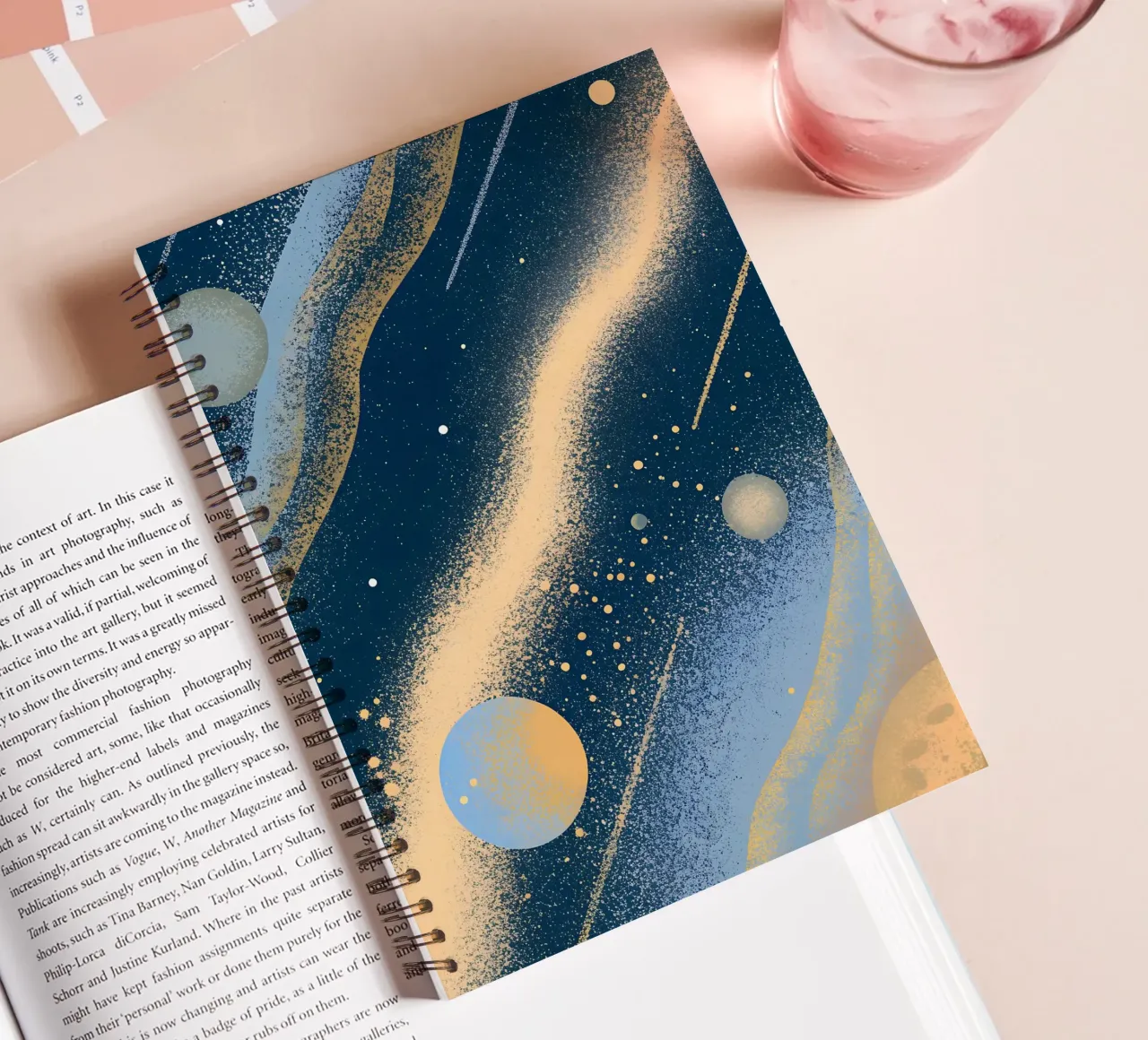 Outer Space Planets spiral notebook by SOUL SHOP