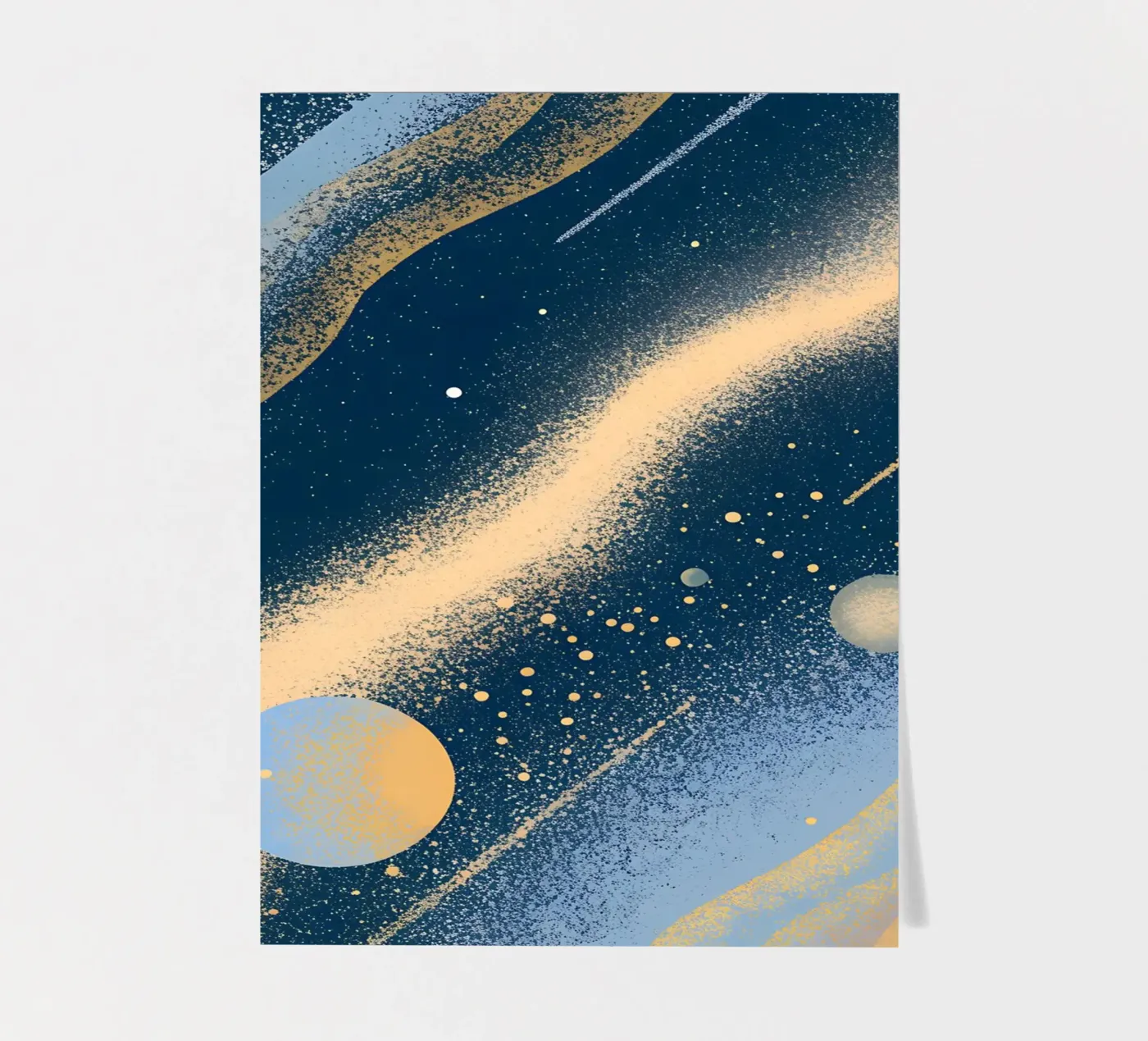 Planeten in de ruimte stickervel van SOUL SHOP