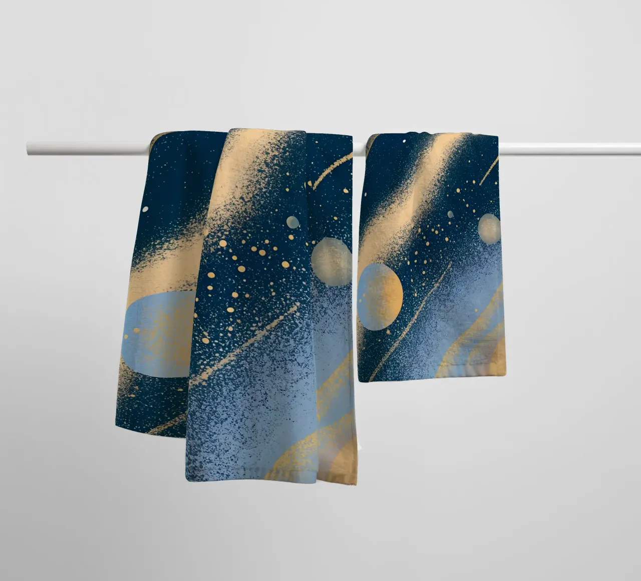 Outer Space Planets towel by SOUL SHOP