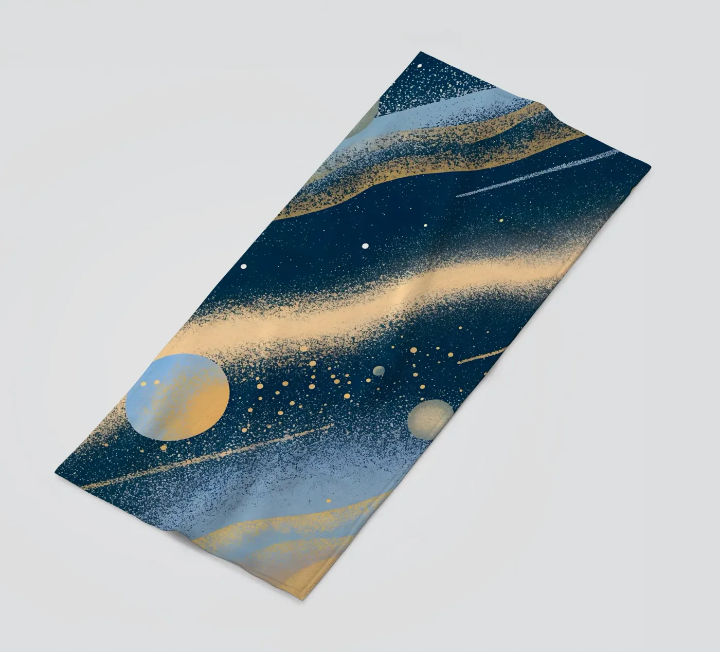 Planeten in de ruimte strandhanddoek van SOUL SHOP