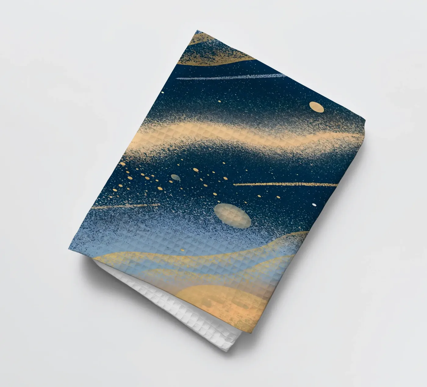 Outer Space Planets tea towel by SOUL SHOP
