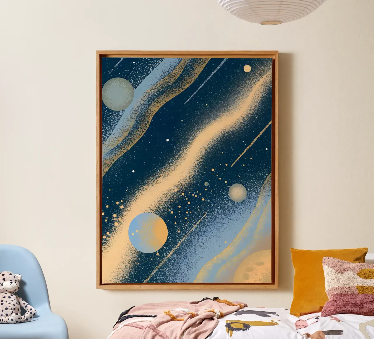 Outer Space Planets canvas by SOUL SHOP