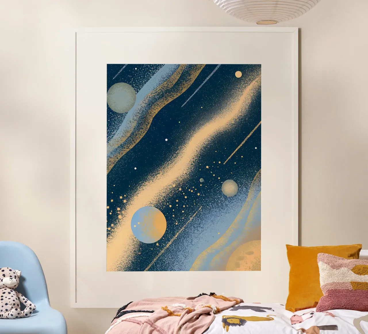 Outer Space Planets poster by SOUL SHOP