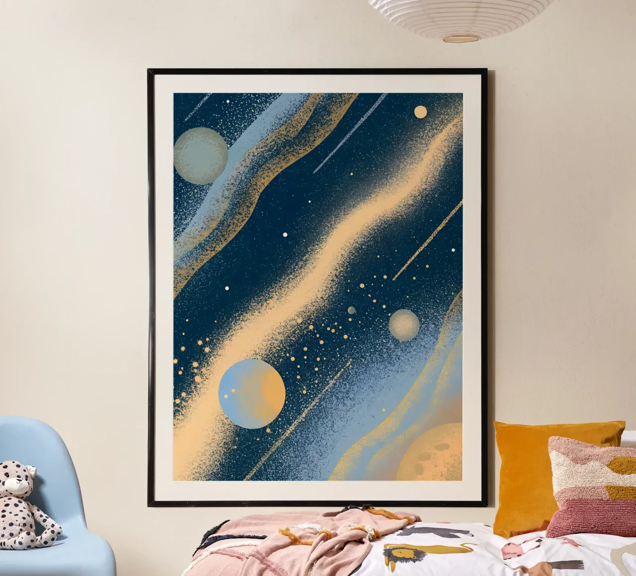 Outer Space Planets poster by SOUL SHOP