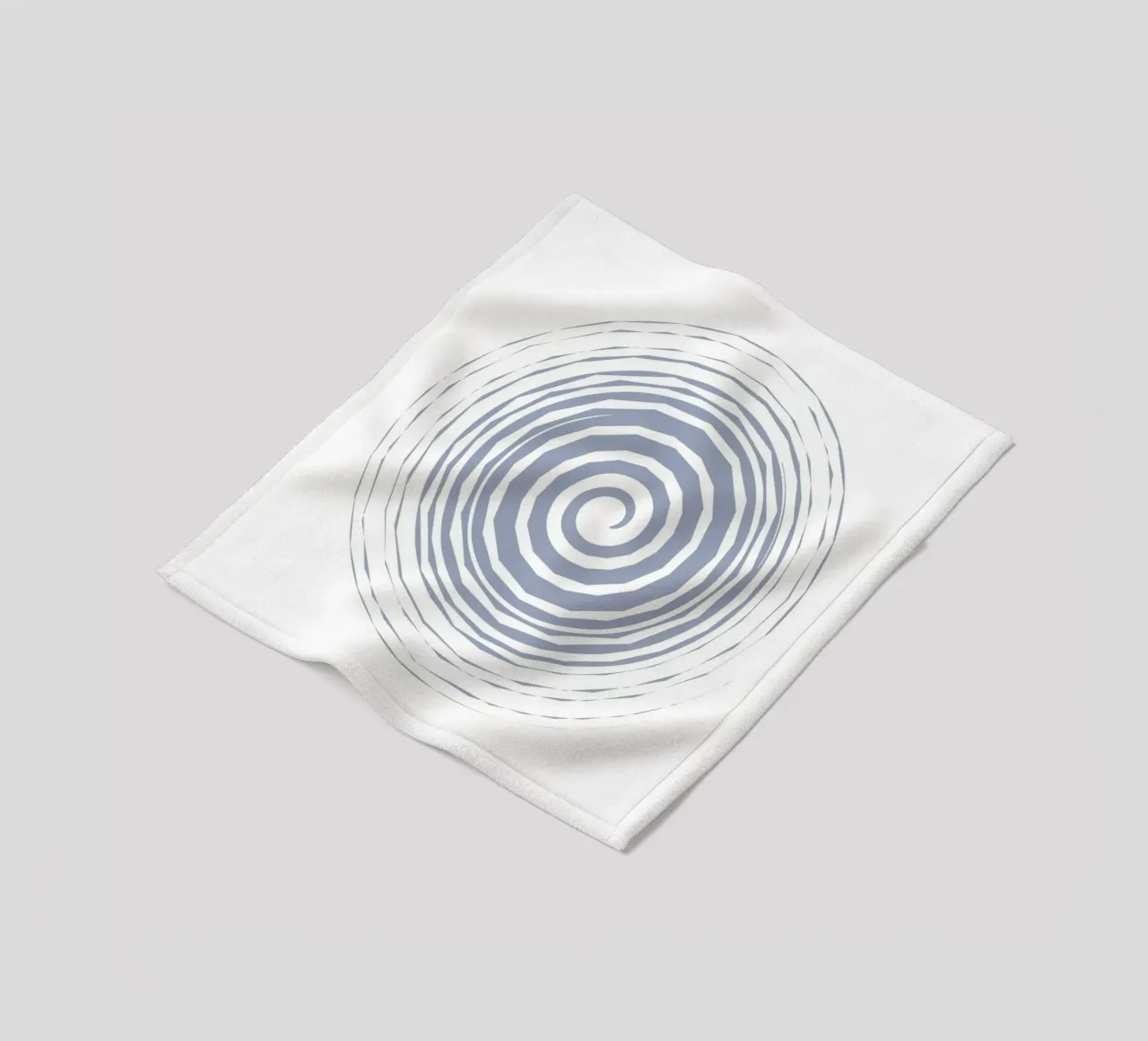Hypnotische Minimalistische Spiraal Kunst - Moderne Abstracte Print fleecedeken van ClubArt