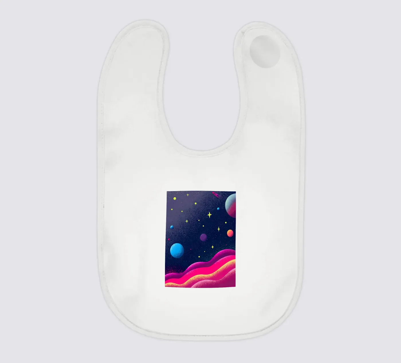 Outer Space Planets baby slabbetje van SOUL SHOP