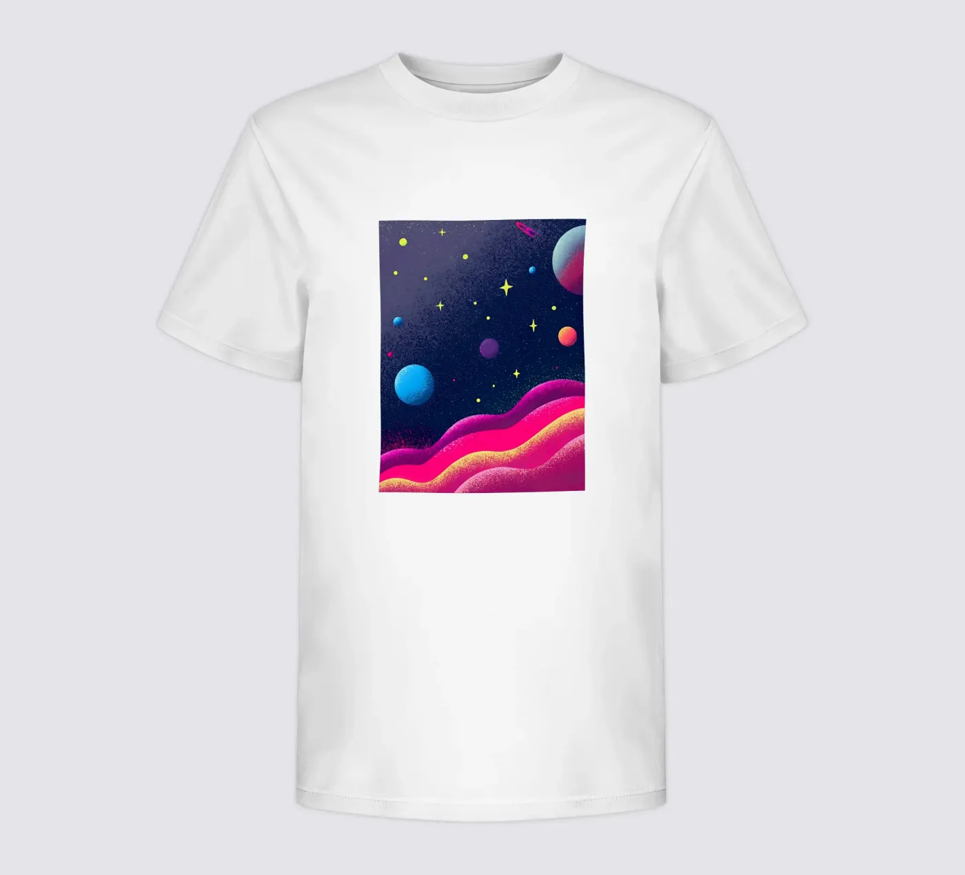 Outer Space Planets kinder t-shirt van SOUL SHOP