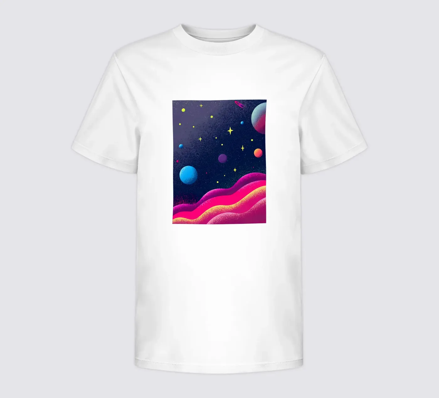 Outer Space Planets kinder t-shirt van SOUL SHOP