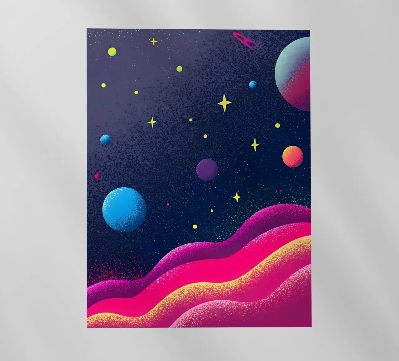 Outer Space Planets pellicola backlit da SOUL SHOP