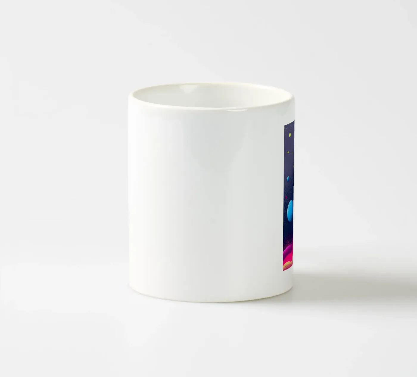 Outer Space Planets ceramic mug by SOUL SHOP