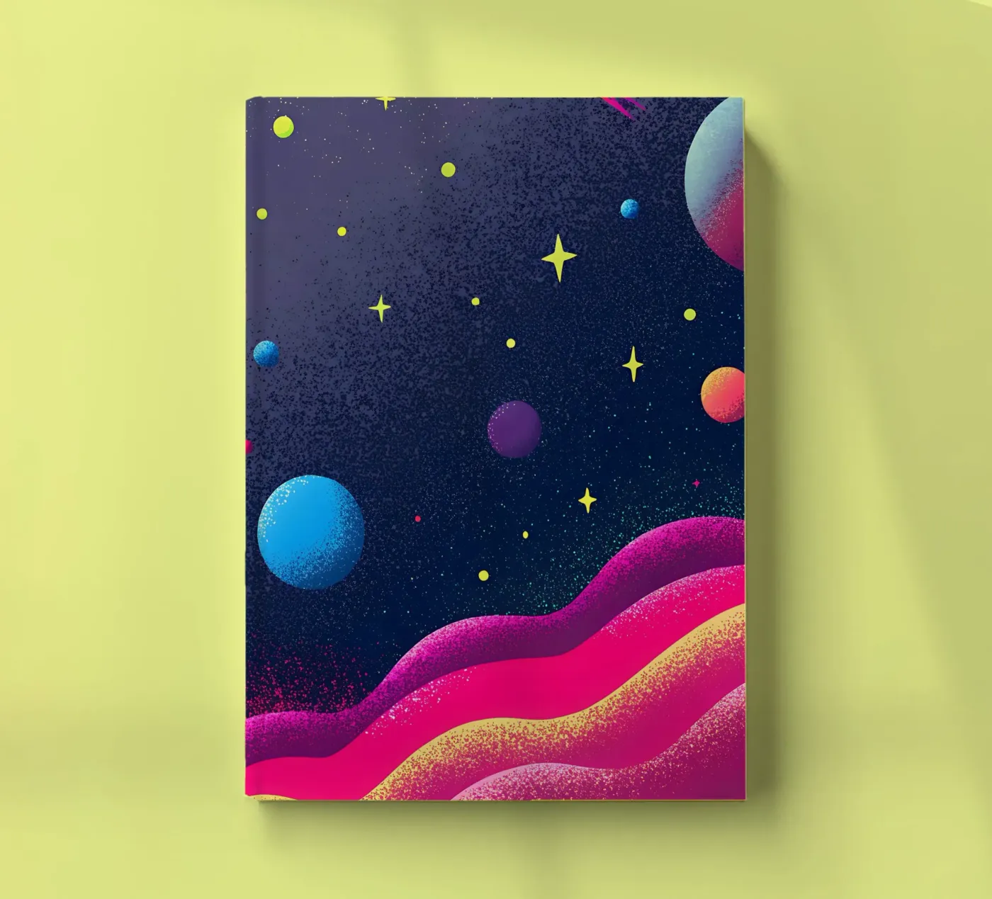 Outer Space Planets notebook by SOUL SHOP