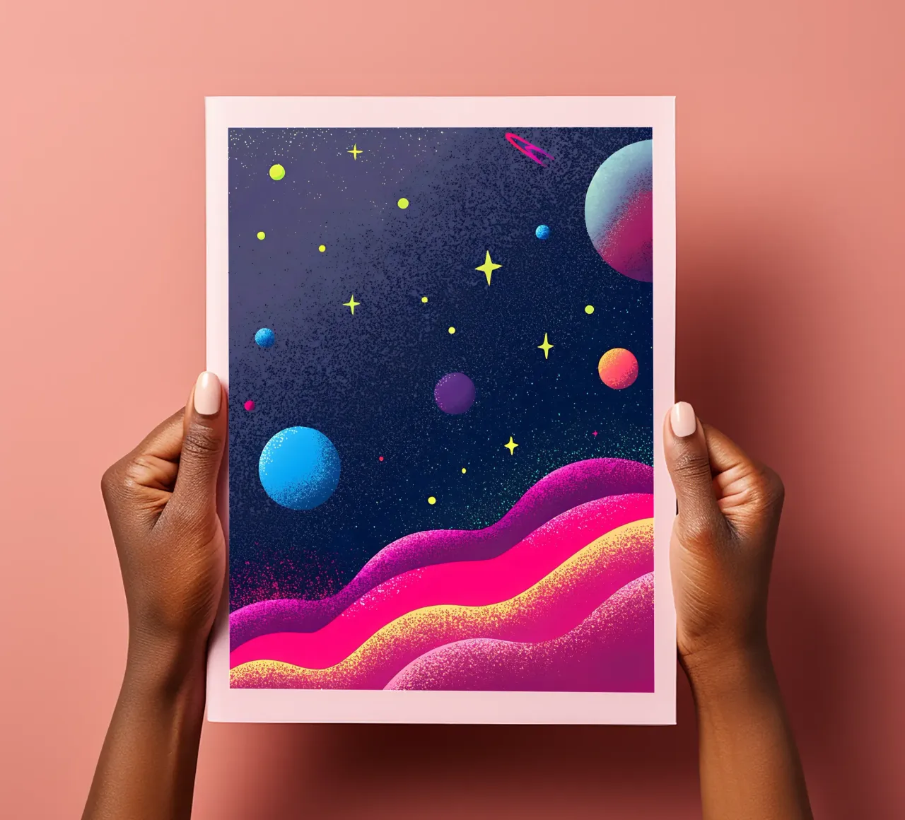 Outer Space Planets sticker sheet by SOUL SHOP