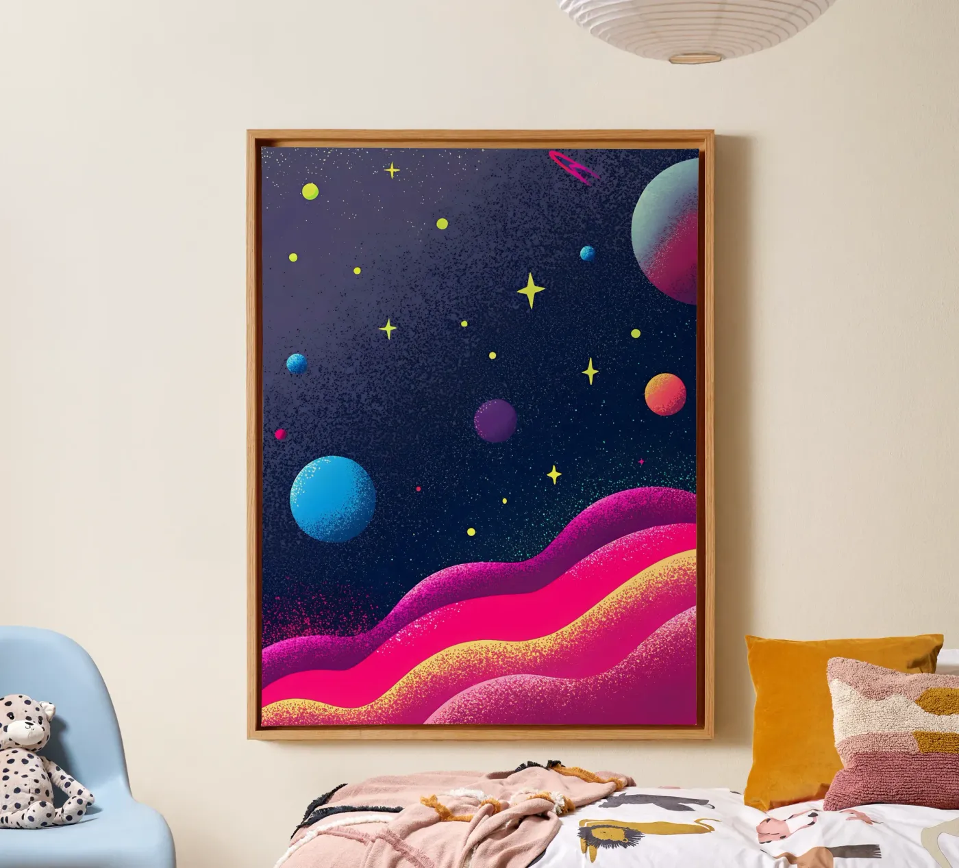 Pianeti dello spazio esterno tela da SOUL SHOP