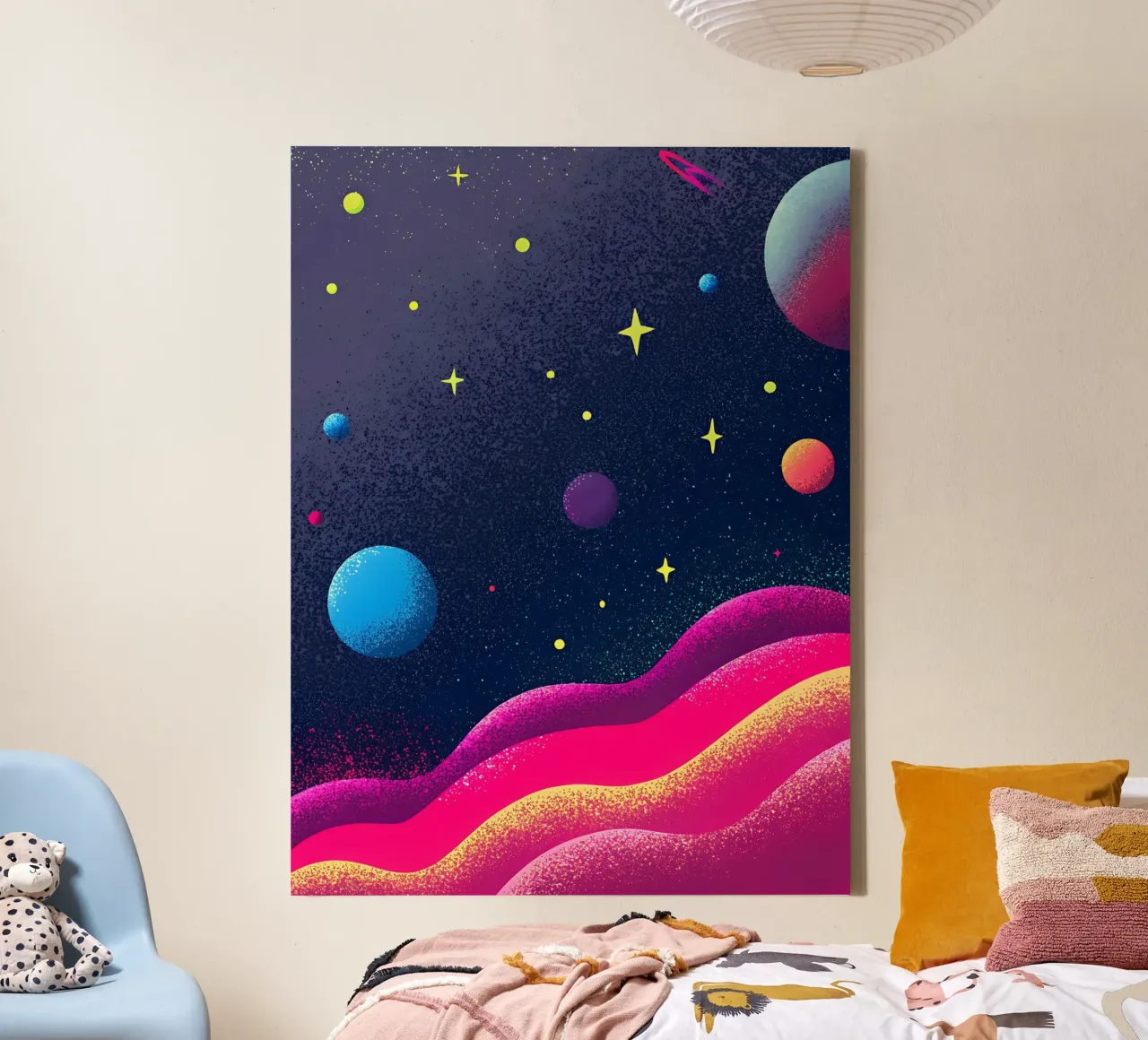 Outer Space Planets canvas by SOUL SHOP