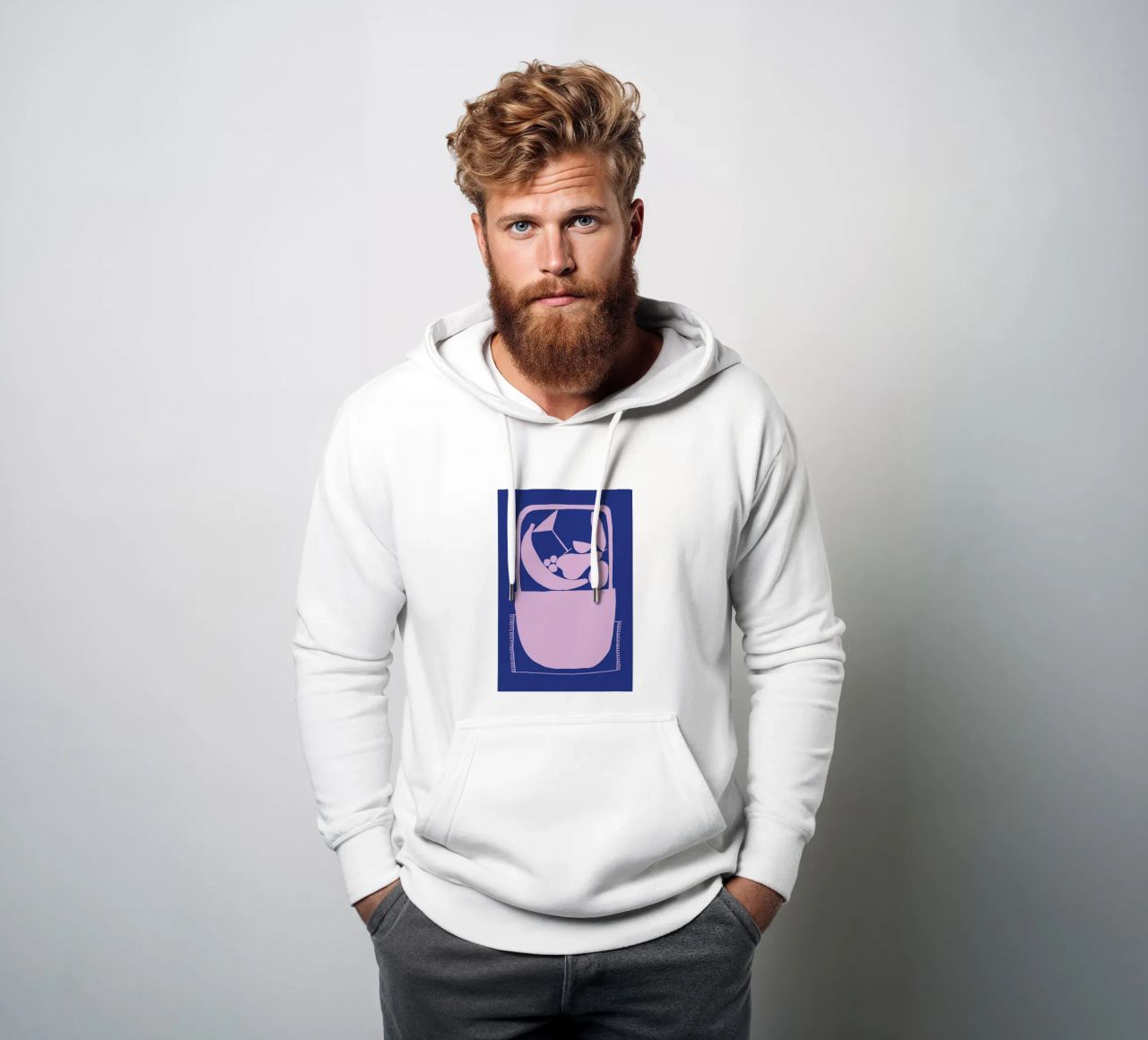 Tetris De Frutas felpa con cappuccio da Pure