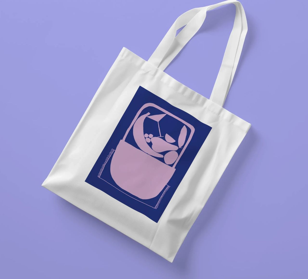 Tetris De Frutas tote bag by Pure