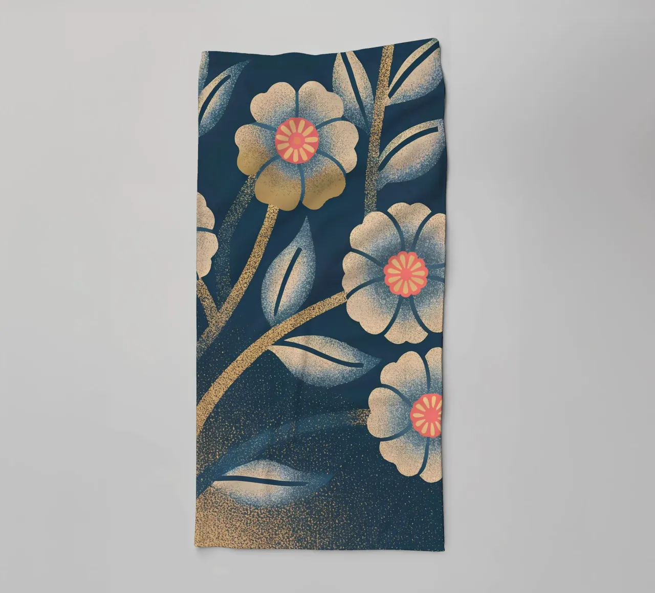 Fiori e foglie asciugamano da bagno da SOUL SHOP