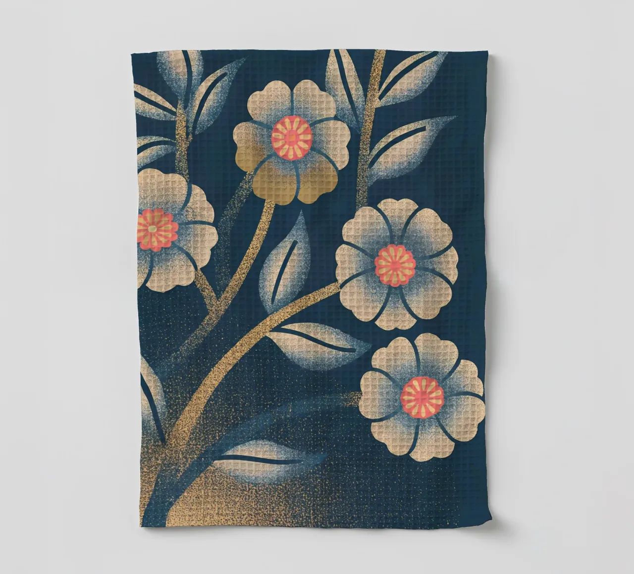 Fiori e foglie canovaccio da cucina da SOUL SHOP