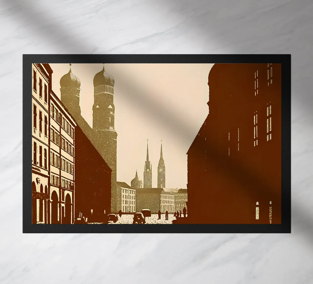 Cityscape doormat by SOUL SHOP