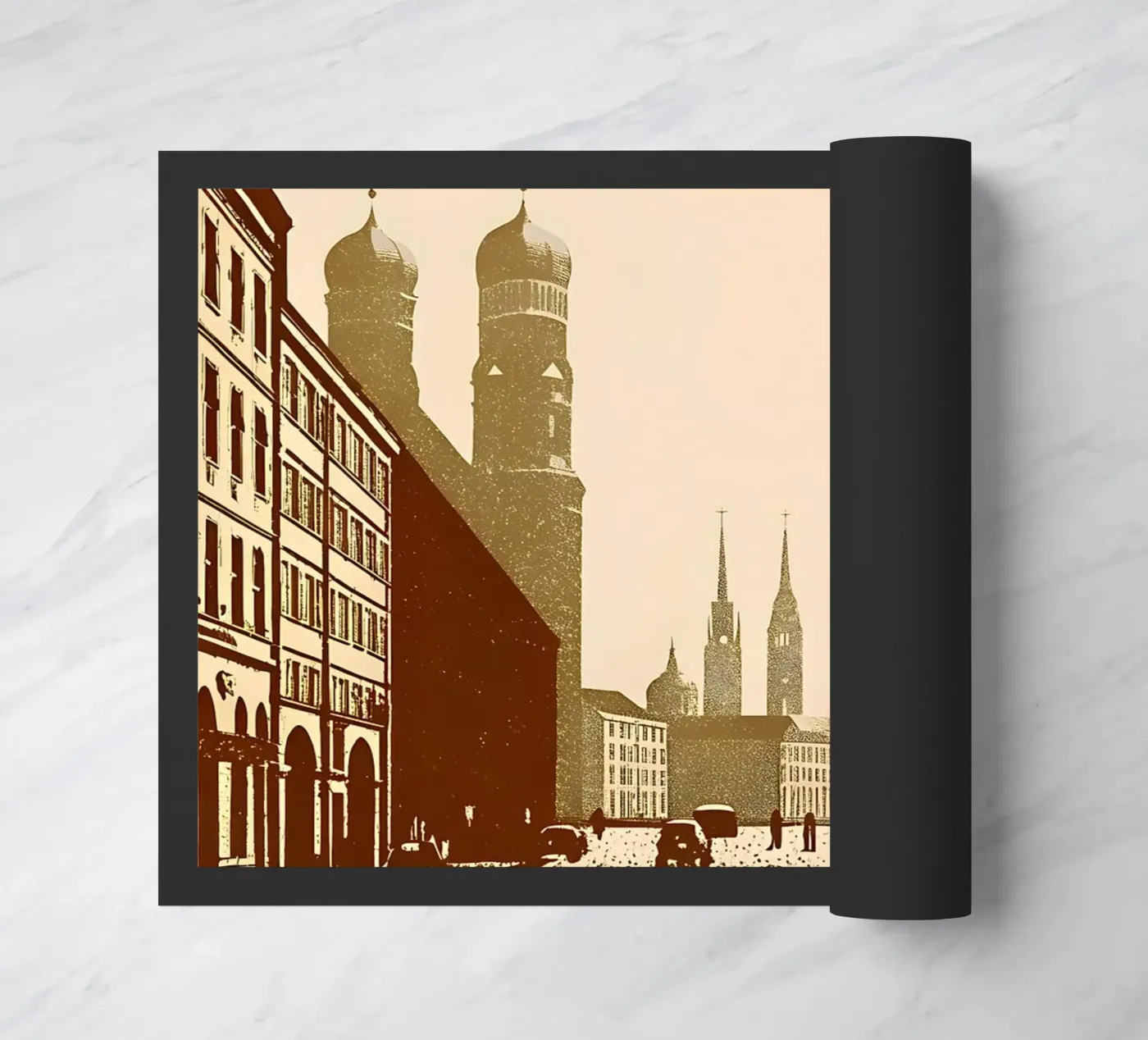 Cityscape deurmat van SOUL SHOP