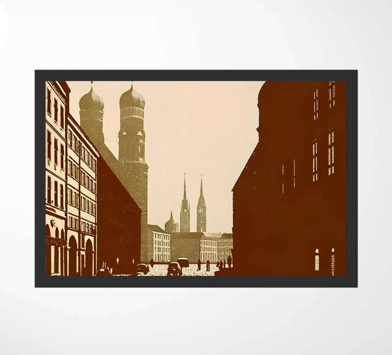 Cityscape doormat by SOUL SHOP