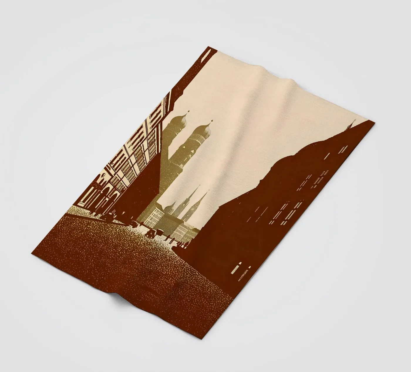 Stadtbild Fleecedecke von SOUL SHOP