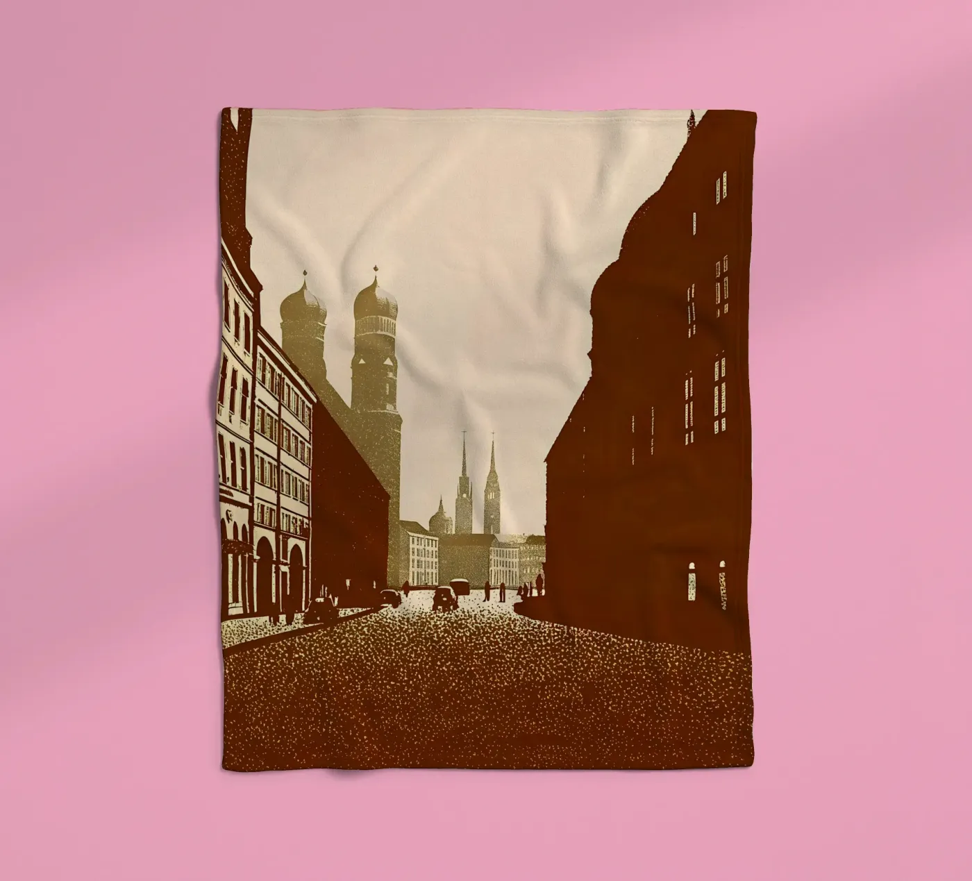 Stadtbild Fleecedecke von SOUL SHOP