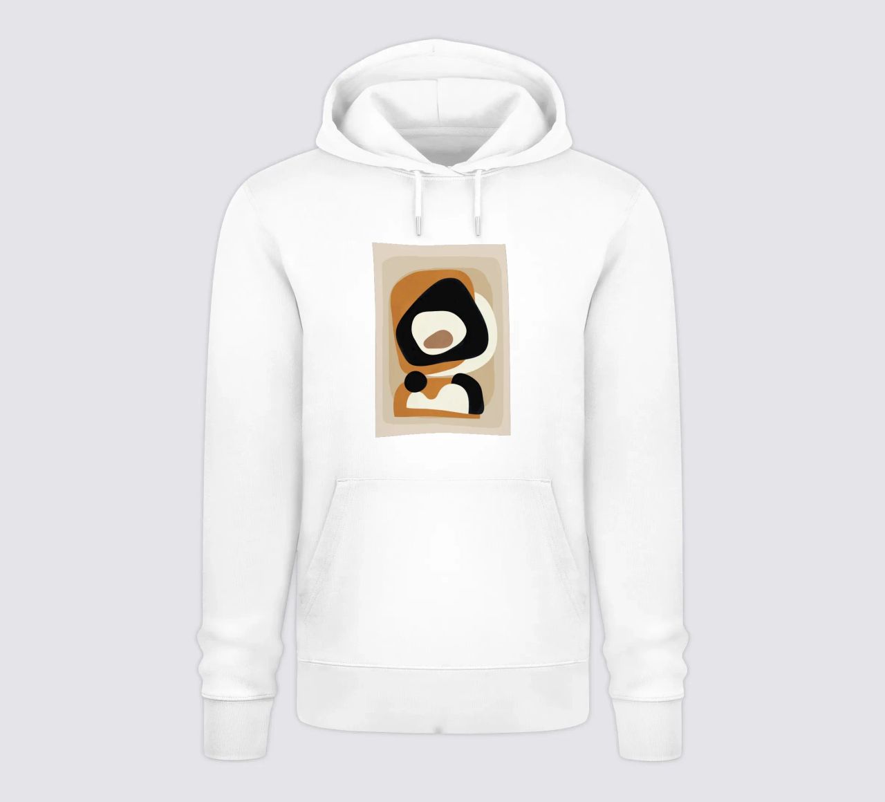 Minimal Abstract Shape Art 1 felpa con cappuccio da Flow Line