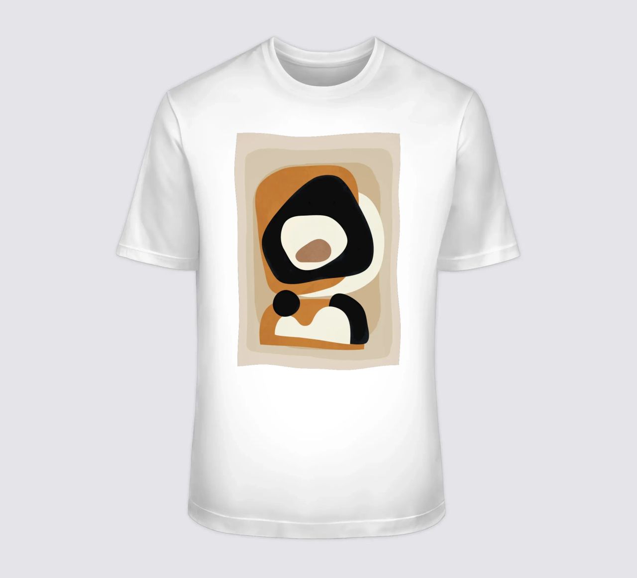 Minimal Abstract Shape Art 1 t-shirt da Flow Line