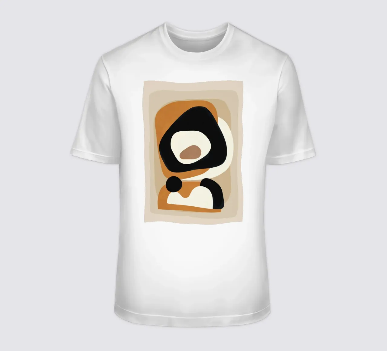 Minimal Abstract Shape Art 1 t-shirt da Flow Line