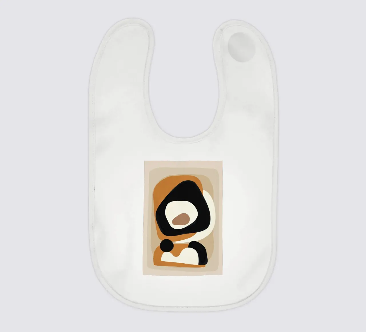 Minimal Abstract Shape Art 1 bavaglino da Flow Line
