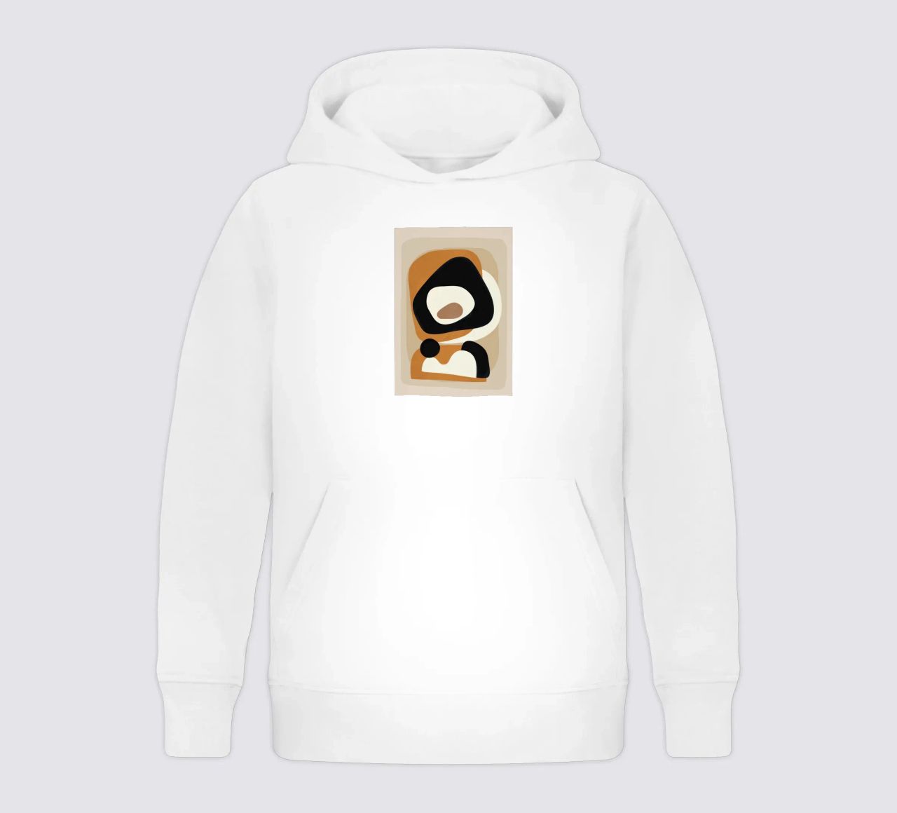 Minimal Abstract Shape Art 1 felpa bambino con cappuccio da Flow Line