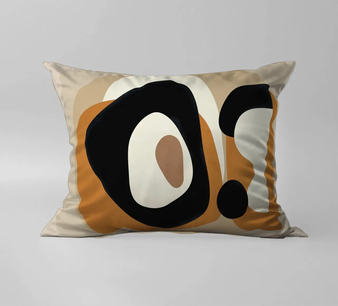 Minimal Abstract Shape Art 1 coussin de Flow Line