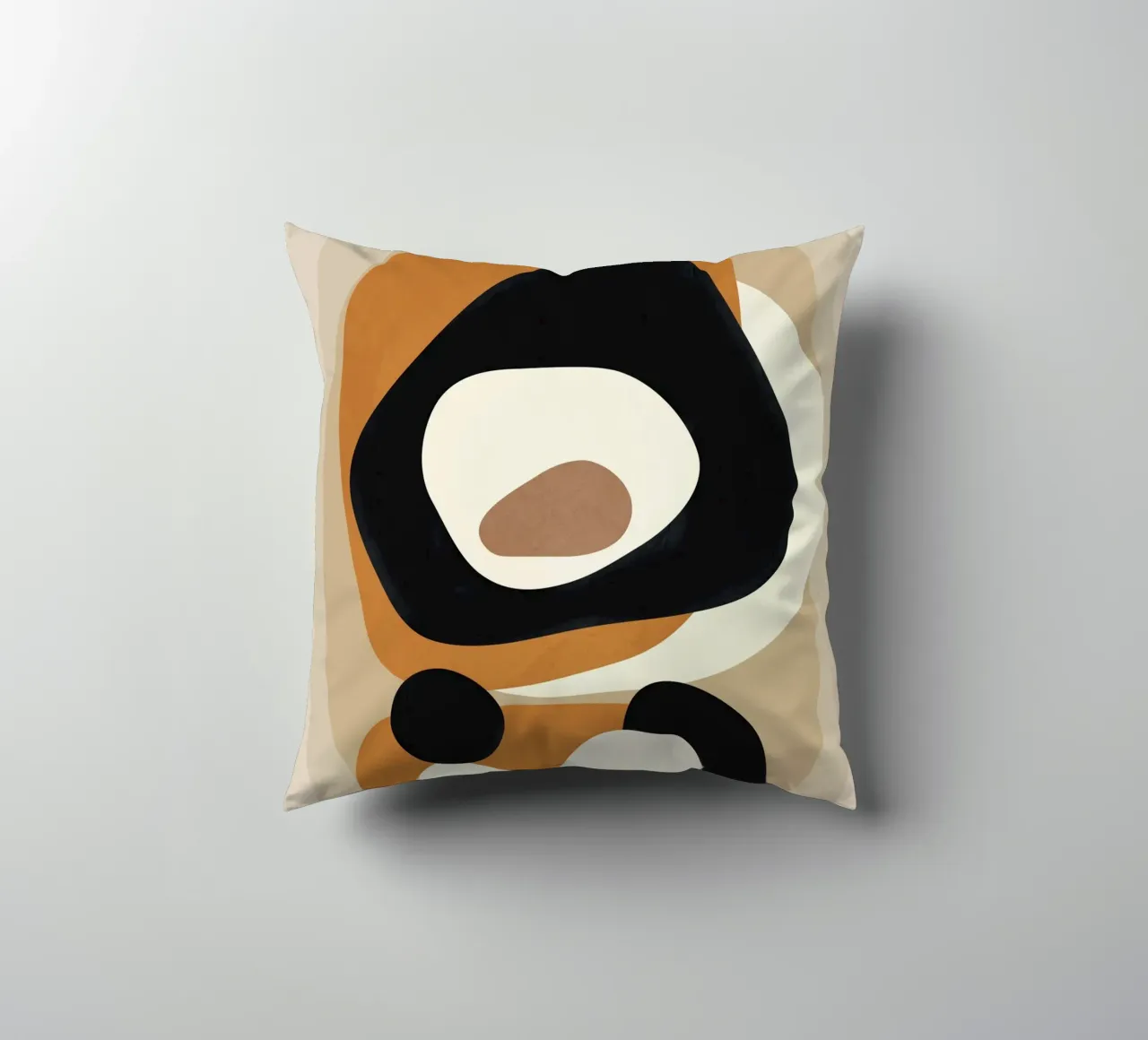 Minimal Abstract Shape Art 1 cuscino da Flow Line