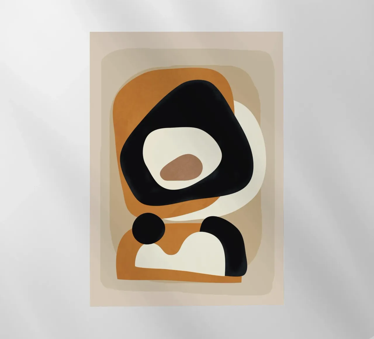 Minimal Abstract Shape Art 1 pellicola backlit da Flow Line