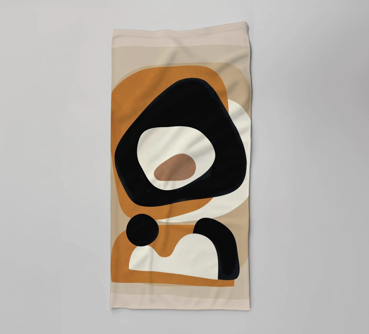 Minimal Abstract Shape Art 1 asciugamano da bagno da Flow Line