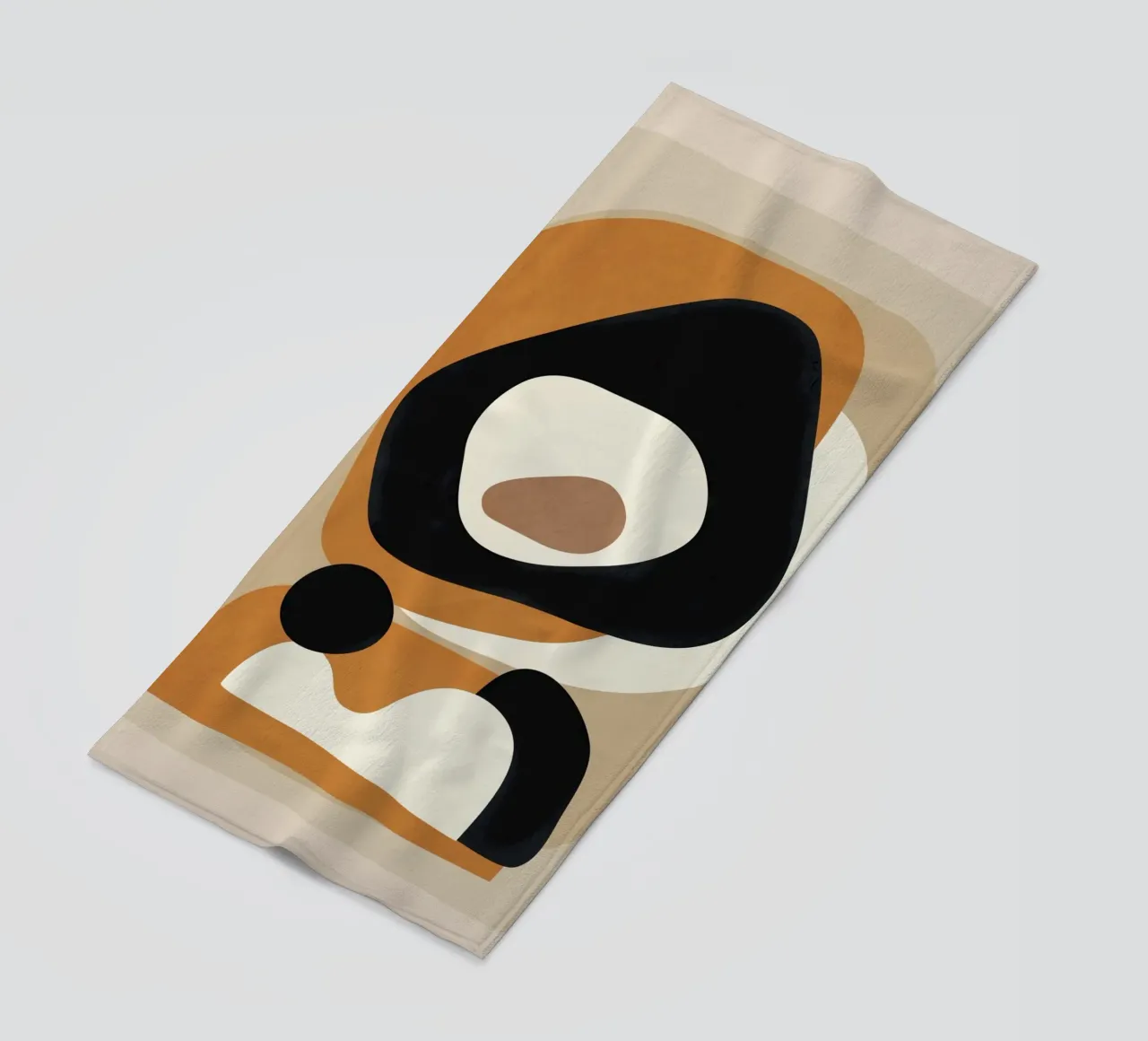 Minimal Abstract Shape Art 1 telo mare da Flow Line