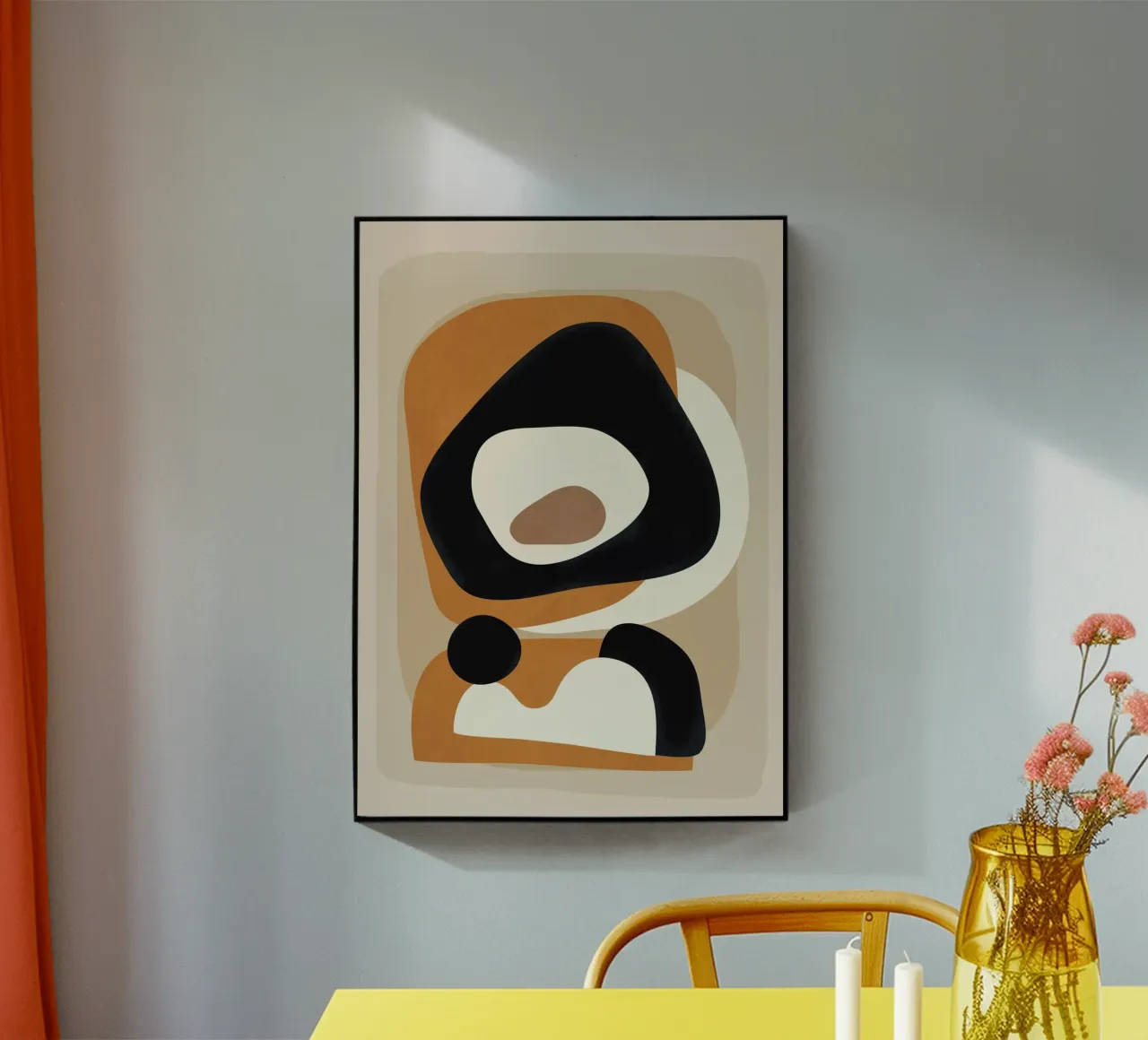 Minimal Abstract Shape Art 1 plexiglass da Flow Line