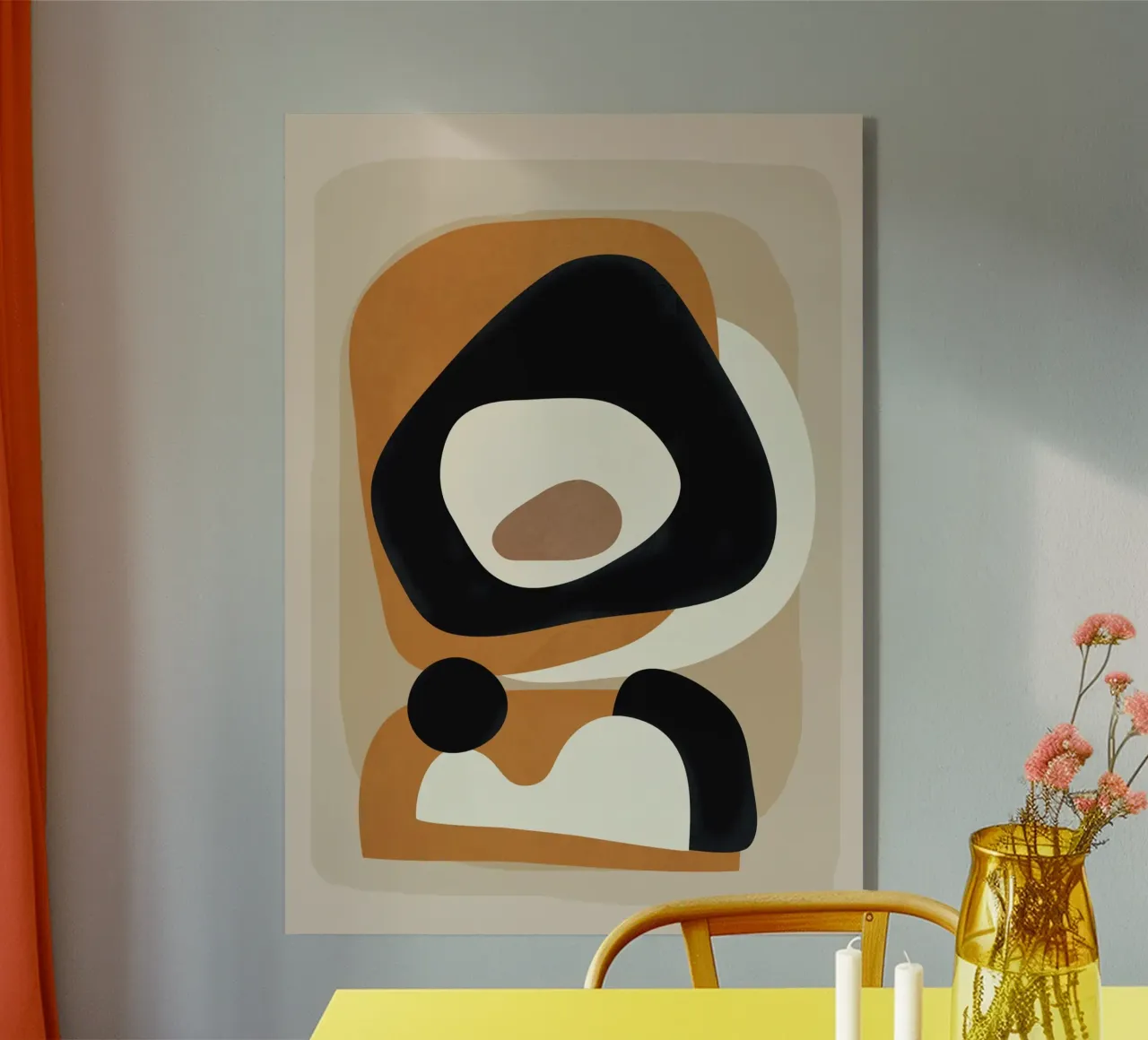 Minimal Abstract Shape Art 1 plexiglas de Flow Line