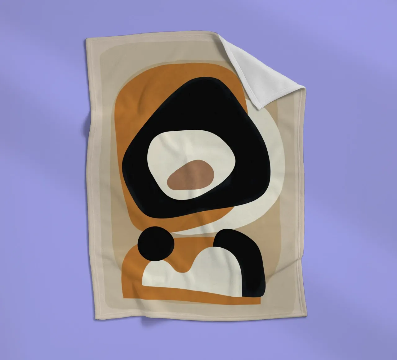 Minimal Abstract Shape Art 1 coperta in pile da Flow Line