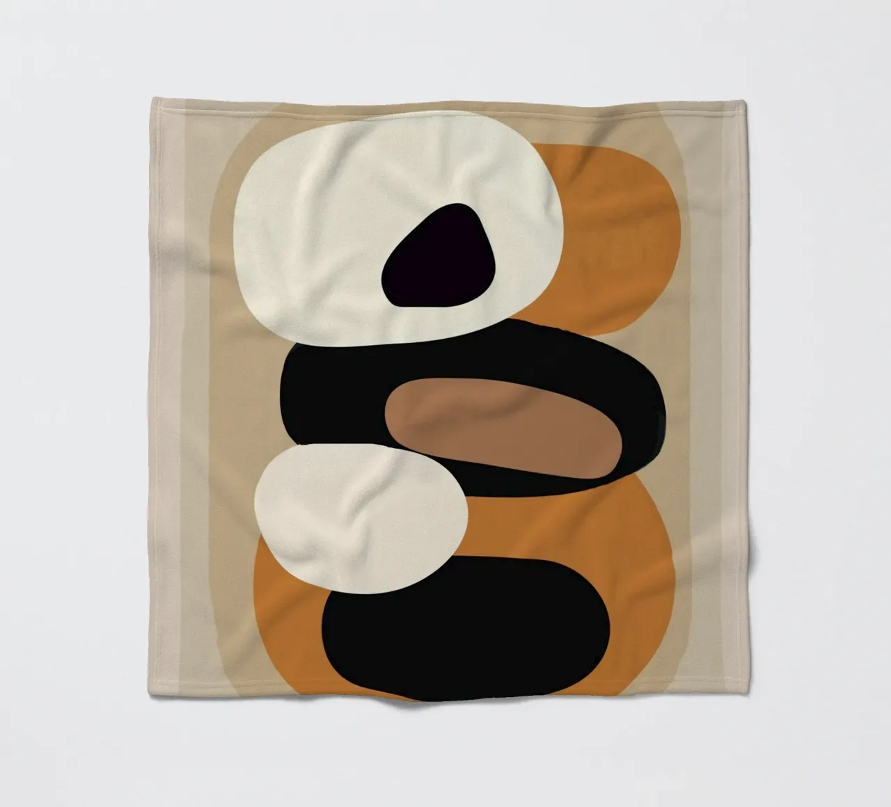 Minimal Abstract Shape Art 2 coperta in pile da Flow Line