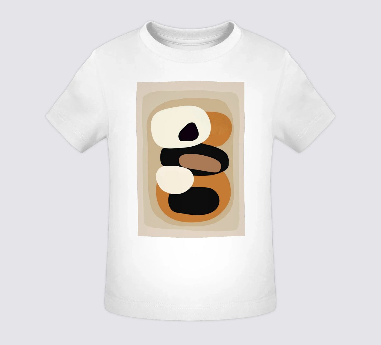 Minimal Abstract Shape Art 2 maglietta neonato da Flow Line