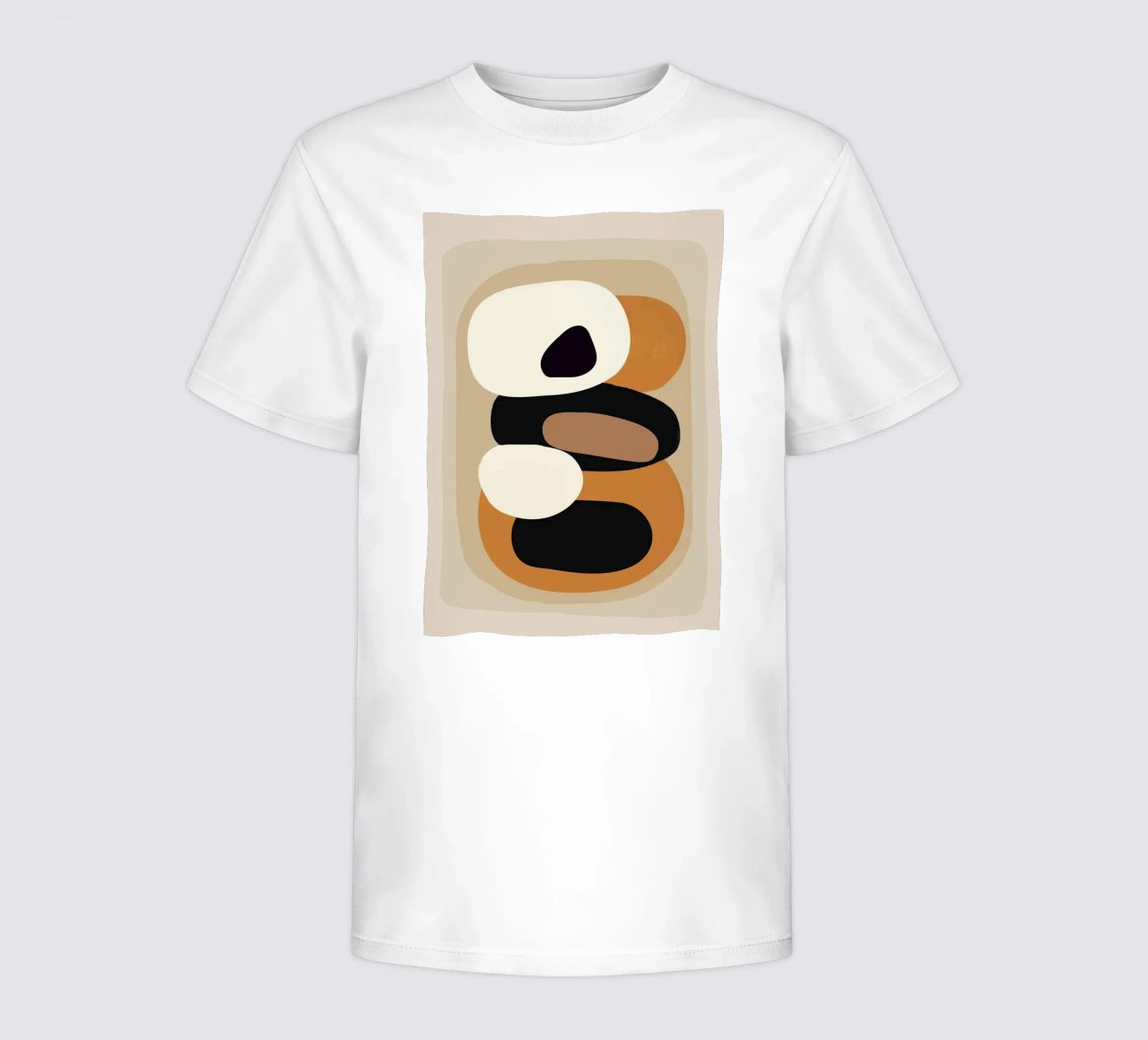 Minimal Abstract Shape Art 2 t-shirt bambini da Flow Line